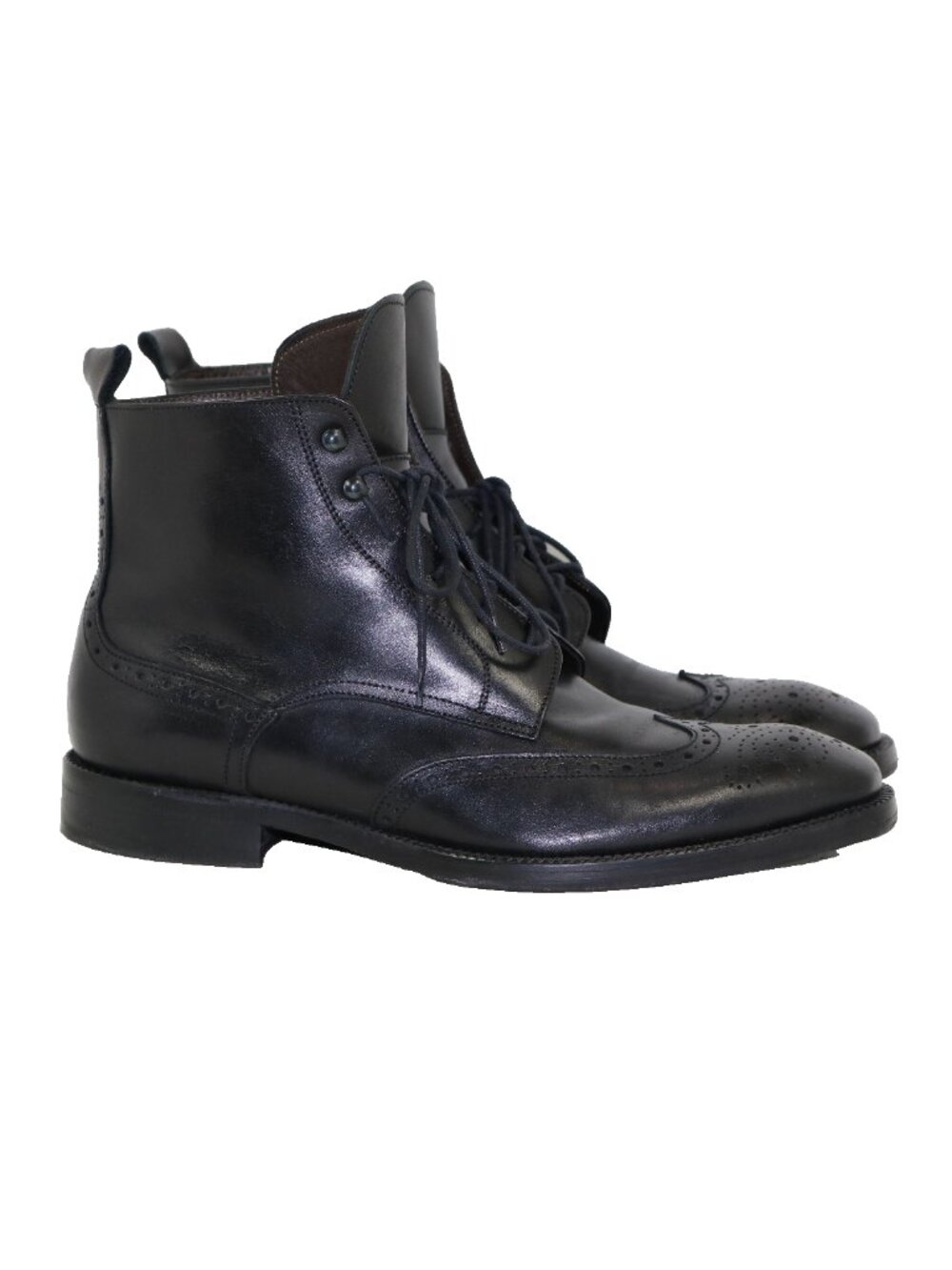To Boot New York 'Brentwood' Wingtip Boot Black Leather Size 10.5 DD38